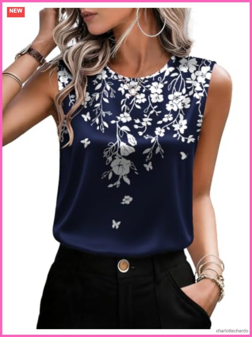 Zeagoo Satin Tank Tops Sleeveless Blouses Dressy Casual Work Tops